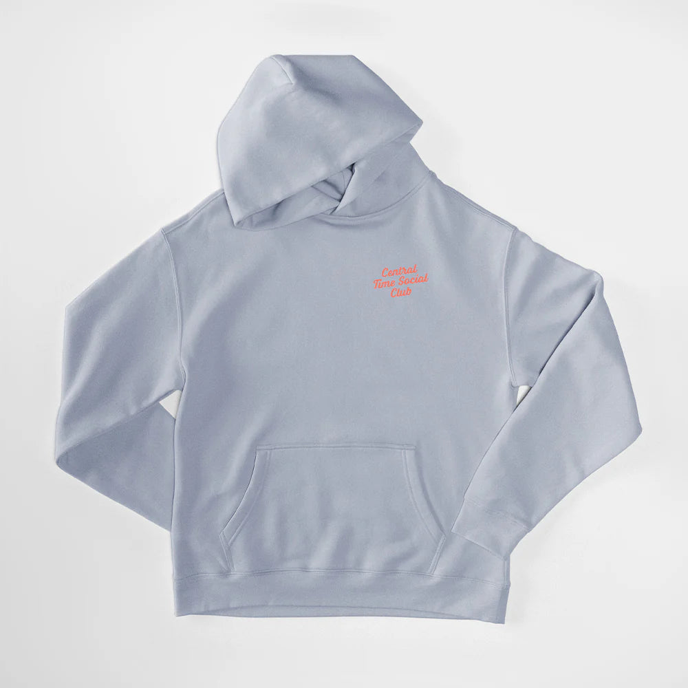 Central Time Social Club Lounge Hoodie - Powder
