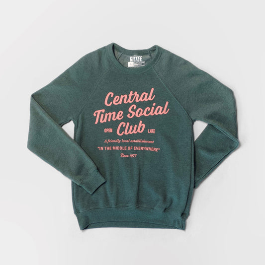 Central Time Social Club long sleeve sweatshirt by Giltee